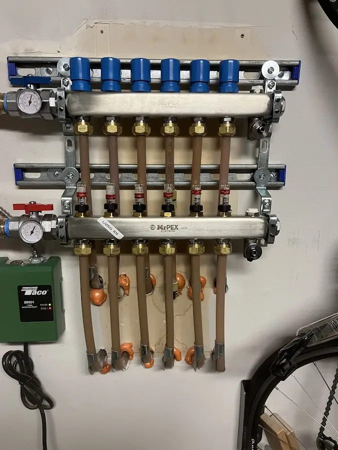 Plumber performing Gas Line Installation at a residential property in Lauderhill